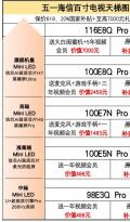 海信开启世俱杯百吋风暴 100吋电视国补后7599起